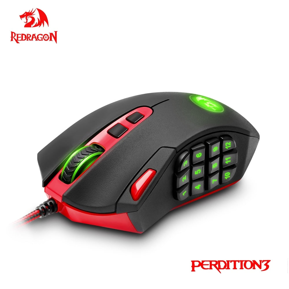 Mouse Gamer Redragon Perdition 3 M901