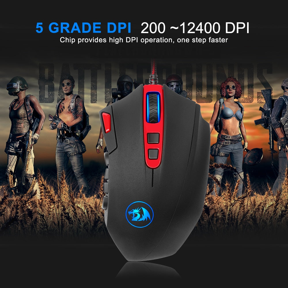 Mouse Gamer Redragon Perdition 3 M901