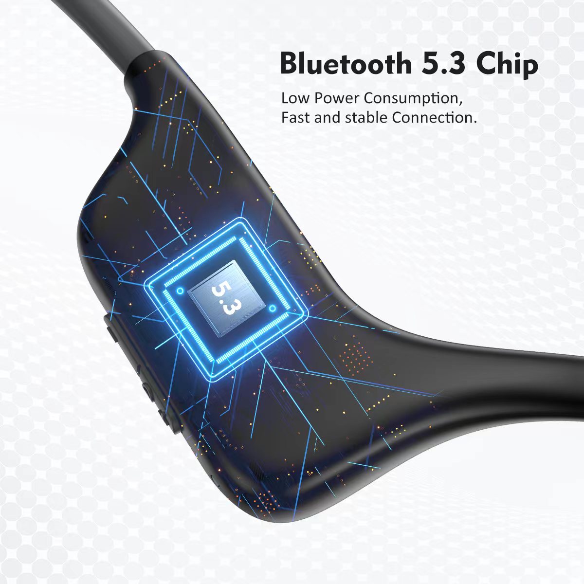 Fone Condussão Óssea Bluetooth 5.3