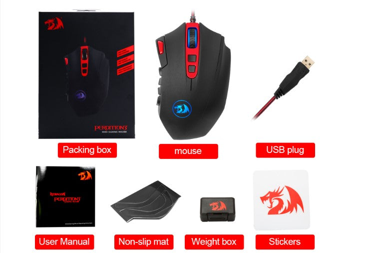 Mouse Gamer Redragon Perdition 3 M901